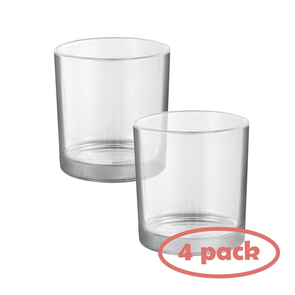 Aspen Creative 25706-4, Votive Candle Holder, Home Decor, 4-1/4" D x 4-5/8" H, Set of 4