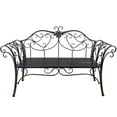 thumbnail image 1 of Hi-Line Gift Garden Bench Antique Black - Set of 1, 1 of 1
