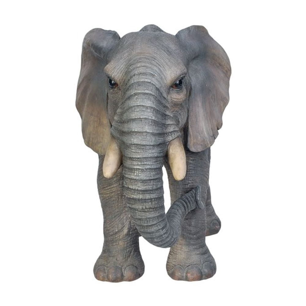 Hi-Line Gift Ltd Elephant with Trunk Down Statue