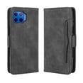 thumbnail image 6 of Case for Motorola MOTO One 5G Cover Adjustable Detachable Card Holder Magnetic closure Leather Wallet Case - Brown, 6 of 25