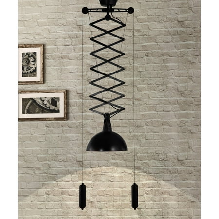 - Zuo Modern Emerald Ceiling Lamp - Antique Black Gold