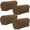 Light coffee color, variant on Chair Arm Protectors Sofa Armrest Cover Stretch Armchair Slipcover Protector Anti-slip Furniture Armrest Protection Cover for Home Office Sofa Chair Recliner Couch Loveseat 2pcs