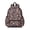 Paisley and Floral Black Pattern, variant on Paisley and Damask Blue Pattern Cute School Backpack with Padded Back and Adjustable Shoulder Straps 13.4"x11"x4.7"