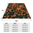 thumbnail image 5 of Bingfone Daisies Print Flannel Fleece Blanket Throw Blanket For Bed,Sofa,Couch,Travel,Camping(40"X30"), 5 of 9