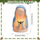 thumbnail image 2 of Estatua de la Virgen María con Luz Nocturna para Oración en el Recámara, Lámpara de Decoración Religiosa Católica de Resina, 2 of 6