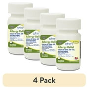 (4 pack) Ohm 24-Hour Antihistamine Cetirizine HCl 10 mg Tablets, 300 Count – All-Day Allergy Relief for Itchy Eyes, Runny Nose, Hay Fever, Pollen, and Indoor & Outdoor Allergies