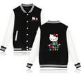thumbnail image 2 of Hello Kitty Bomber Jacket Women Men Autumn Baseball Jacket Coat Student Streetwear Harajuku Bomber College Jacket, 2 of 7