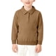 thumbnail image 2 of Cowsor Boys Long Sleeve Shirts Cotton Knitted Sweater Shirt Kids Solid Color School Uniform Tops, 2 of 6