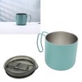 thumbnail image 4 of Taza De Café Con Aislamiento Al Vacío, Proceso De Recubrimiento Taza Aislada De Acero Inoxidable 12 Oz 350 Ml Aislamiento Térmico De Grado Alimenticio Para El Hogar ANGGREK Verde, 4 of 8