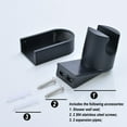 thumbnail image 2 of ZHIMAO Shower Head Holder Wall Mount Shower Head Holder Adjustable Slider Bracket Black ABS Shower Fixed Seat Bathroom Accessories, 2 of 8