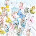 thumbnail image 2 of Flower Fairy Stickers Set - 160 Pcs Transparent PET Floral Stickers, 2 of 5