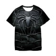 thumbnail image 1 of Marvel Baby Boy Summer Spiderman Camisetas Niños Niños pequeños Dibujos animados 3D Imprimir Niños Harajuku Comic Tee Tops Ropa 3-14T7T Gao Jinjia LED, 1 of 2