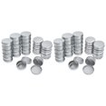 thumbnail image 1 of 80x Screw Top Round Aluminum Tins Cans - Aluminum Screw Lid Round Tin Container Bottle, 1 of 6