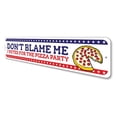 thumbnail image 4 of Pizza Party Novelty Decor, Metal Wall Sign - 4x18 Inches, 4 of 4