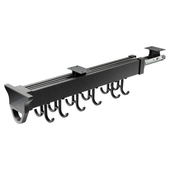 Adjustable Clothes Rails Wardrobe Pull Out Retractable Cabinet Clothes