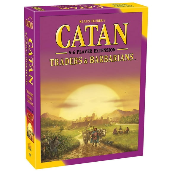 Catan Studios - Catan 5-6 Players Expansion : Traders & Barbarians - English Version - Resource Management and Strategy Boardgame - Fun Strategy Game for Kids and Adults - Ages 10+ - 60-120 Minutes of