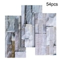 thumbnail image 1 of Adhesivo de ladrillo para pared, hogar, cocina, baño, sala de estar, adhesivo para pared, decoración, calcomanías de ladrillo, UB023L, 54 piezas Yuarrent HA8746-03B, 1 of 6