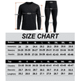 thumbnail image 6 of 2 Pack Thermal Underwear Long Johns for Men Fleece Lined Base Layer Tops and Bottoms Set Cold Weather Clothing Gear Winter Gift, 6 of 6