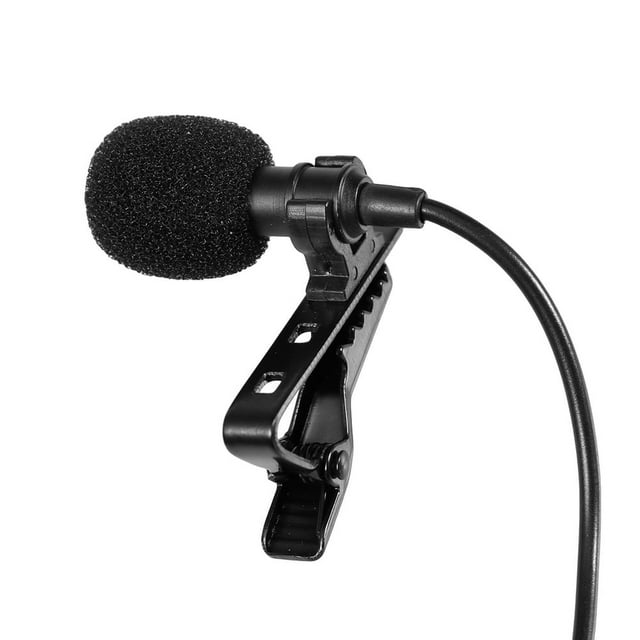 EIGTHTAIL Mini Microphone Portable Micro d'Ordinateur Microphone à Pince pour Enregistrement Téléphonique