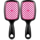 thumbnail image 1 of wonima11 2 Pack Vented Detangling Hair Brush - Detangler Hairbrush with Soft Bristles for Effortless Tangle Free -Ideal for Natural Curly Straight Wet Dry Damaged Hair for Women Men Kids - Magenta, 1 of 1
