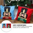 thumbnail image 5 of KAKOWELY 2 fundas de almohada decorativas navideñas para el hogar, adorables fundas de almohada de soldado, 5 of 5