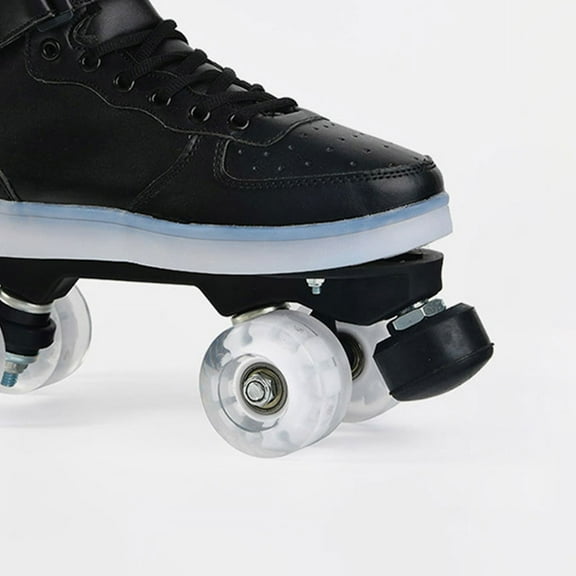 OUNONA Adjustable Roller Skate Toe Stoppers with High Elastic Rubber for Safe Braking Black Fits Most Skates