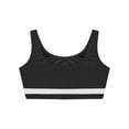 thumbnail image 5 of Manyakai Kids Girls Camisole Sport Bras Crop Top Sleeveless Gymnastics Dance Yoga T-Shirt Activewear Black 16, 5 of 6