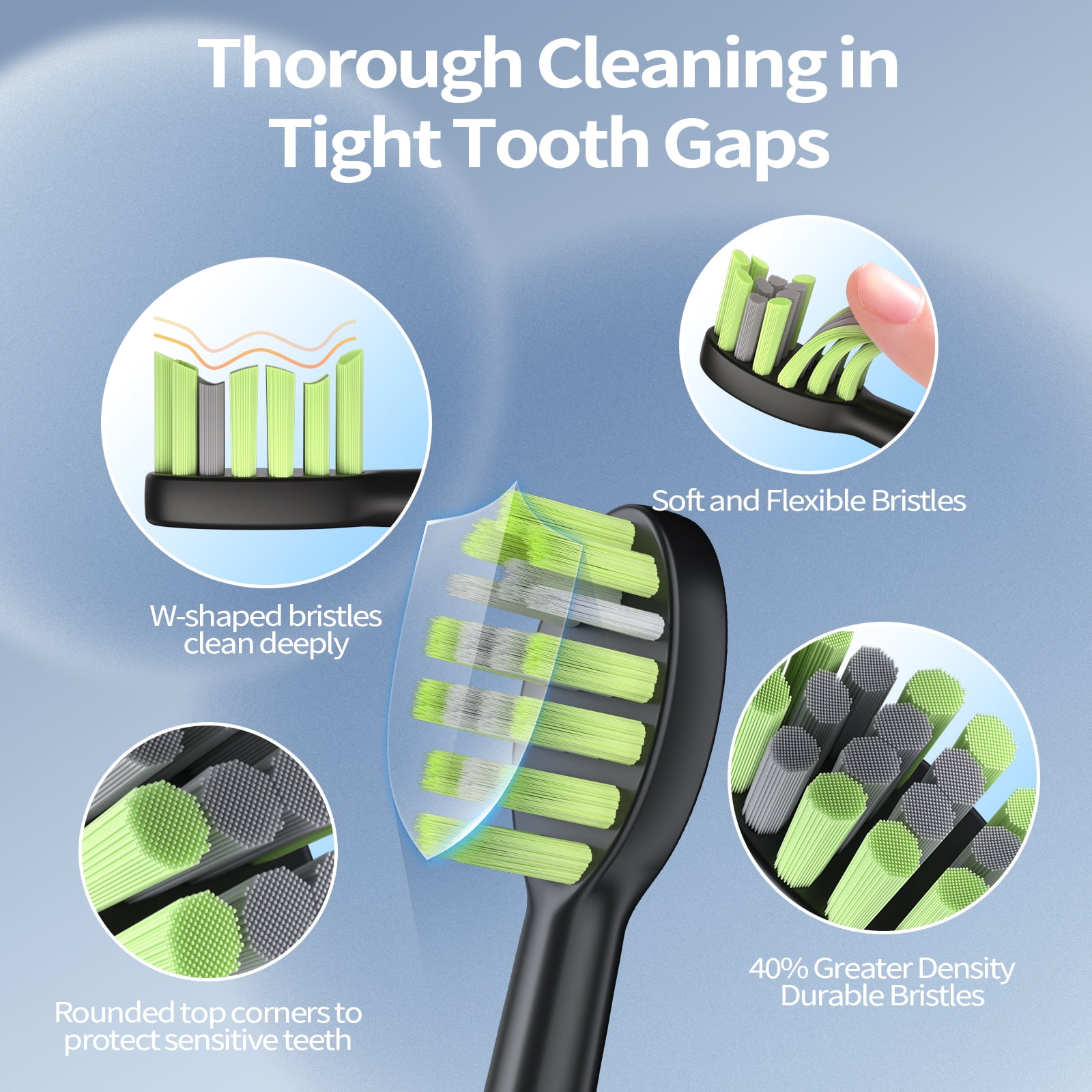 OasiSmile Sonic Electric Toothbrush for Adults and Teens, Travel