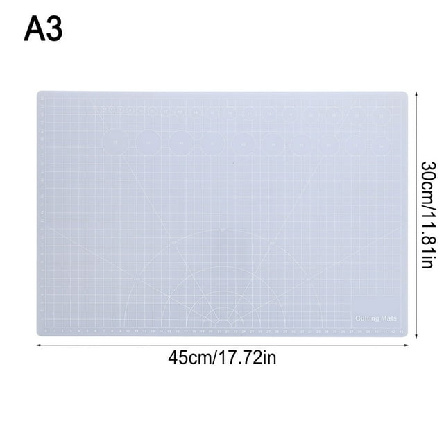 Self Healing Cutting Mat, Translucent Craft Cutting Board with Non Slip Surface for Paper Carving Model Making Desktop Protector