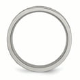 thumbnail image 2 of Titanium Flat Laser Etched Celtic Knot 6mm Polished Band, 2 of 9