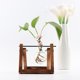 thumbnail image 4 of Florero Con Marco De Madera Vintage, Terrario De Plantas Con Soporte De Madera, Florero De Vidrio, Macetero De Escritorio Para Decoración Del Hogar Y La Oficina, 4 of 8