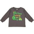 thumbnail image 3 of Inktastic My Mema Loves Me Grandson Dinosaur Boys Long Sleeve Toddler T-Shirt, 3 of 5