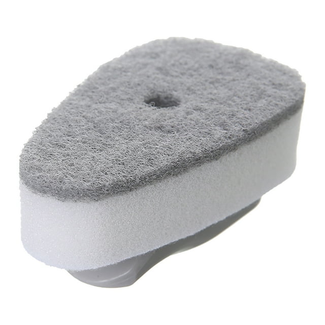 Cepillo de limpieza de cocina Fregadora de platos de Cabezal de esponja Dispensador automático de líquidos Herramientas de limpieza de ol Cabeza de esponja