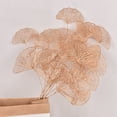 thumbnail image 4 of Simulation Home Decoration Persian Leaves Wedding Shop Decor Ginkgo Leaf Party Supplies Fan Leaf Fake Flowers YELLOW, 4 of 8