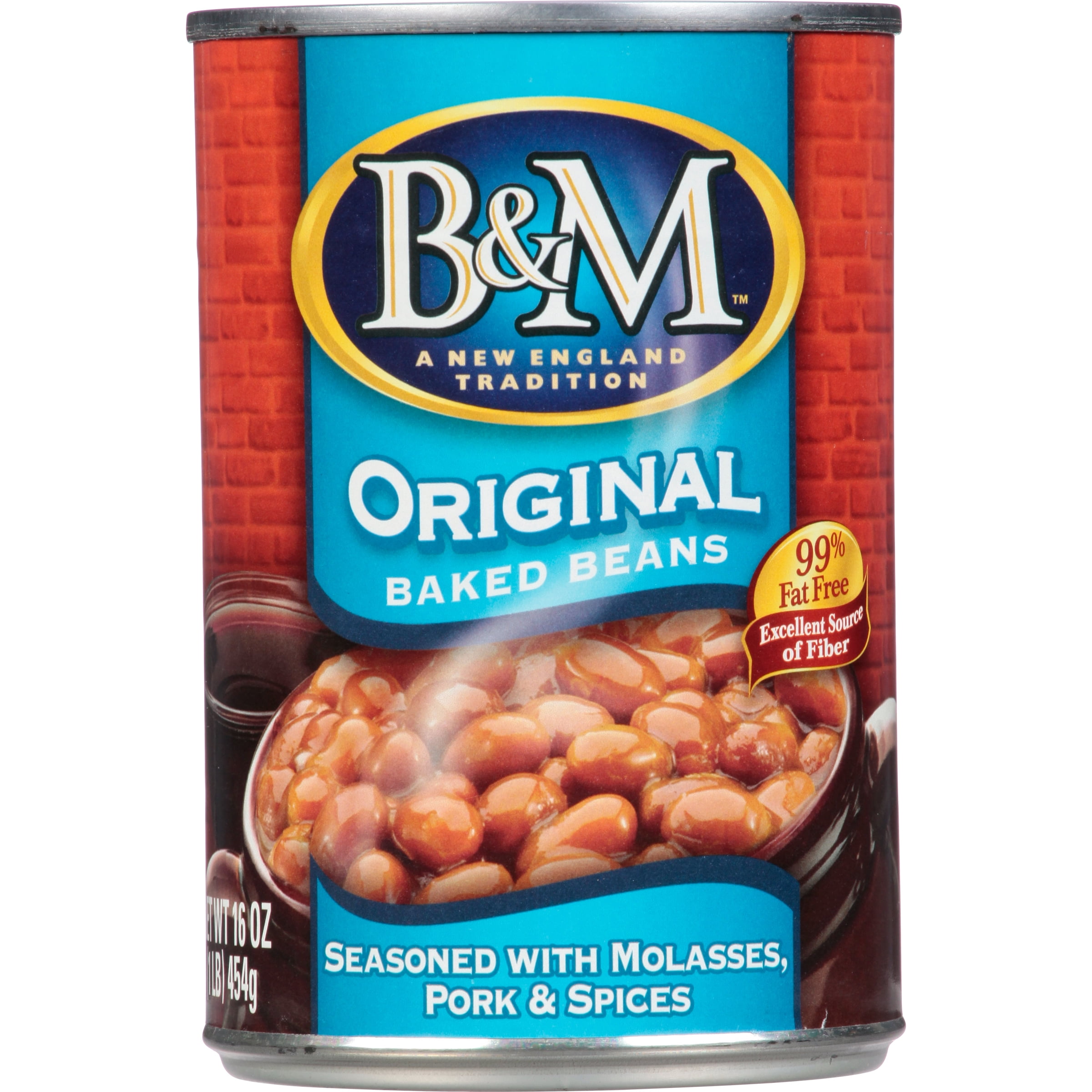 B & M Original with Molasses, Pork & Spices Baked Beans, 16 oz