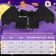 thumbnail image 5 of Alas de murciélago para mascotas Halloween negro fresco perro gato traje de cambio de murciélago negro, 5 of 7