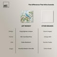 thumbnail image 6 of Blissful Blue Bird Canvas Coastal Farmhouse Wall Art by Art Remedy, Gallery Wrapped, 16" x 16", 6 of 7