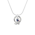 thumbnail image 2 of Delight Jewelry Silvertone Cowboy Boot with Texas Flag Joy Ring Charm Necklace, 18", 2 of 4