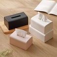 thumbnail image 1 of WEUVEB Caja Para Pañuelos De Plástico Rosa Para En Oficina Y Hogar Y Resistente, 1 of 8
