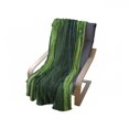 thumbnail image 4 of Exotic Soft Flannel Fleece Throw Blanket, Stems with Leaves Exotic Lands Fantasy Garden Ecology Theme, Cozy Plush for Indoor and Outdoor Use, 50" x 60", Apple Green Dark Green, by Ambesonne, 4 of 6