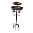 thumbnail image 2 of Comedero para pájaros de metal con estaca, de acero al carbono, estilo retro, para césped, patio exterior, jardín trasero., 2 of 6