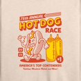 thumbnail image 3 of Instant Message - Hot Dog Race - Women's Lightweight French Terry Long Sleeve Shirt, 3 of 6