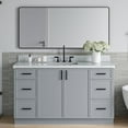 thumbnail image 5 of Ariel K61CWRVOMNB Kelly 60" Free Standing Single Basin Vanity Set - Blue, 5 of 7