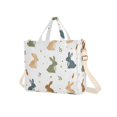 thumbnail image 7 of FORMRS Womens Corduroy Tote Bag Crossbody Shoulder Handbag with Pocket, Cartoon Bunnies, 7 of 7