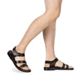 thumbnail image 2 of Jared - Leather Velcro Strap Sandal - Mens Sandals, 2 of 8