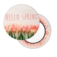 thumbnail image 3 of Round Bar Stool Seat Covers, Hello Spring Elastic Round Chair Cover Stool Seat Slipcover Bar Stool Cushions Round Pad for 12-14 inch, 3 of 7