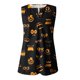 thumbnail image 5 of Blusa sin mangas con cuello en V y estampado de Halloween con botones y sin mangas para mujer Pompotops  lopia1000165, 5 of 6