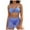 Z02-Blue, variant on TTUHYWXI 3 Piece Tankini Swimsuits for Women Tummy Control Bathing Suits Swim Tank Top with Bra Boy Shorts Teen Swimwear (Dark Green, 3XL)
