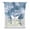 Blue, variant on Modern Blue Tie Up Curtains for Window, Thermal Insulated Balloon Shade Adjustable Rod Pocket Curtains Valance Panels for Kitchen Bathroom Cafe 34 x 45 Vintage Abstract Art Contemporary