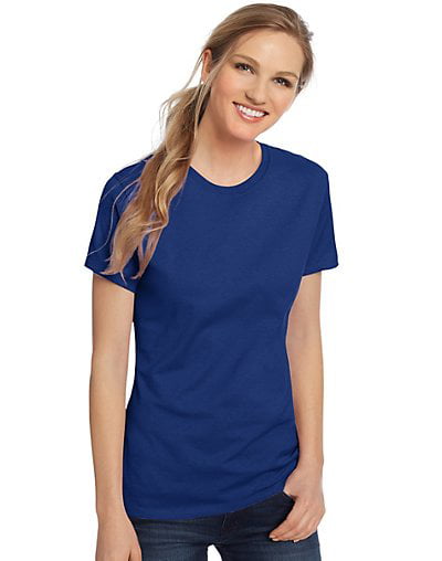 Hanes - Hanes Women's Nano-T Short Sleeve T-Shirt - Walmart.com ...